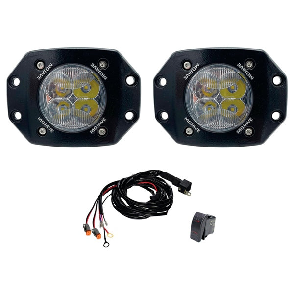 LIGHT DUAL LED 3" FLUSH MOUNT MOJAVE