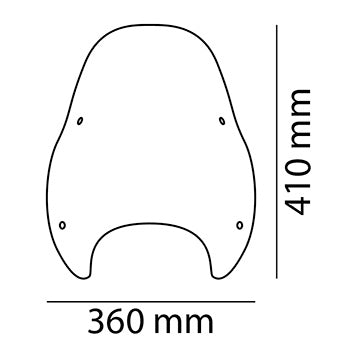 WINDSHIELD CUSTOM CLR PUIG