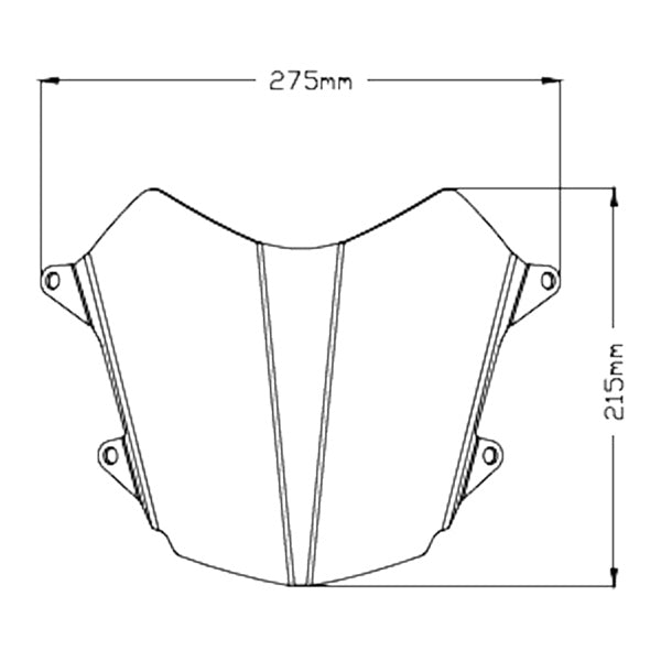HEADLIGHT PROTECTOR YAM CLR