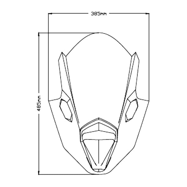WINDSHIELD Z-RACING KAWA DSMK