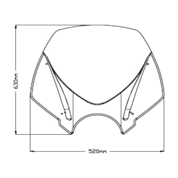 WINDSHIELD NG TOURING BMW CLR PUIG
