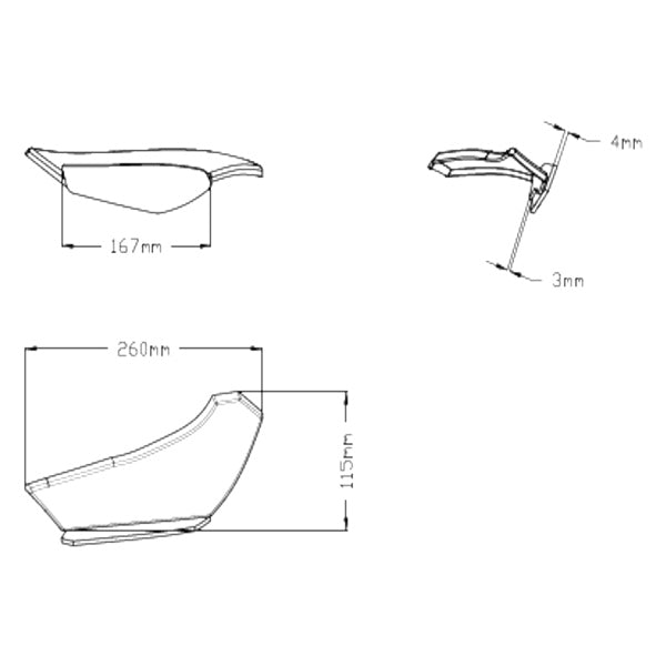 DOWNFORCE SPOILER BK KAWA PUIG