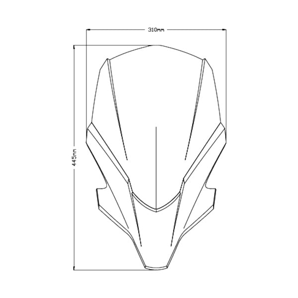 WINDSHIELD NG TOURING YAM DSMK PUIG