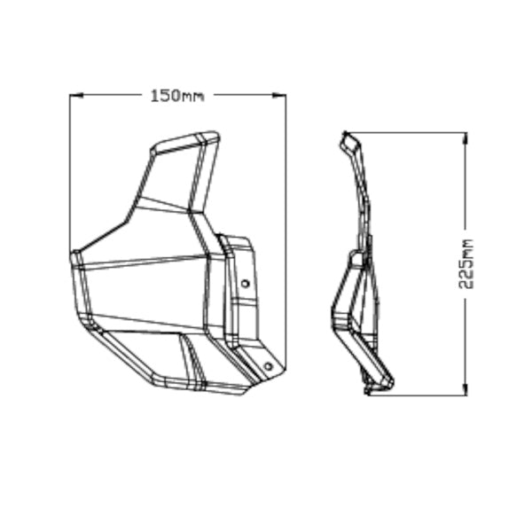 DEFLECTOR UPR CLR TRIUMPH PUIG