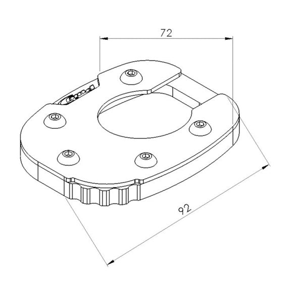 KICKSTAND EXTENSION BK HON PUIG