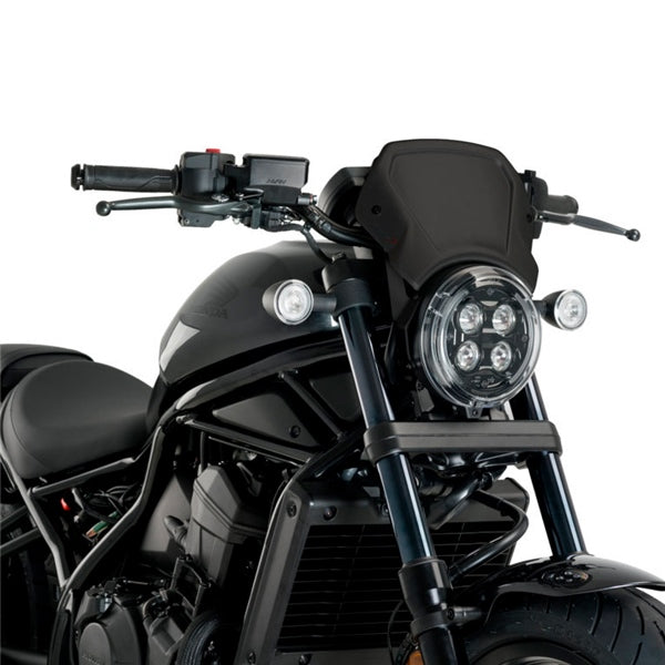FRONTAL PLATE ALU HON BK PUIG
