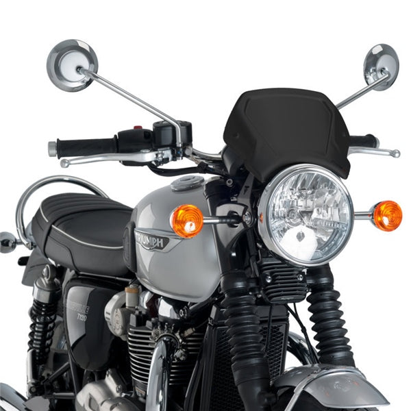FRONTAL PLATE ALU BK TRIUMPH PUIG