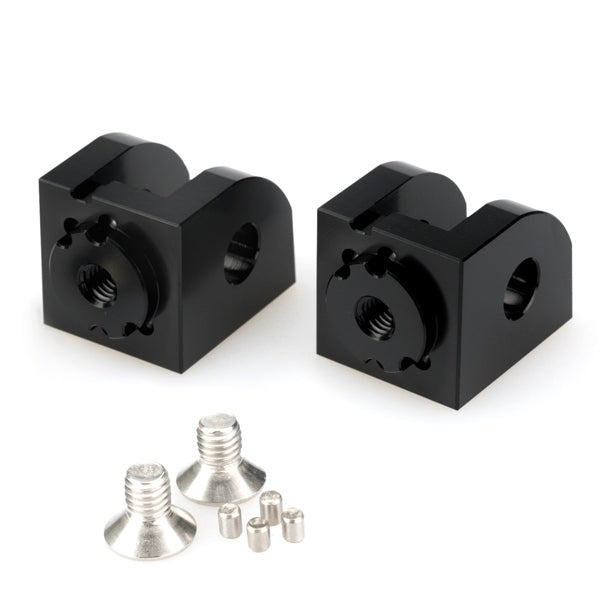 FOOTPEG ADAPTOR ADJUSTABLE BK SUZ