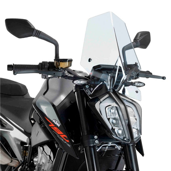 WINDSHIELD NEW GEN SPORT CLR KTM