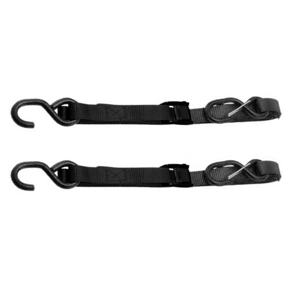 TIE DOWN BELT CAM BUCKLE BK QTY2