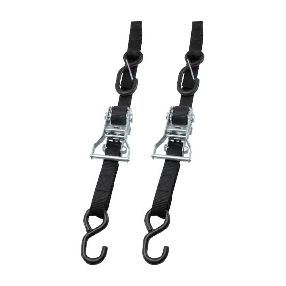 TIE DOWN BELT RATCHET BK QTY2