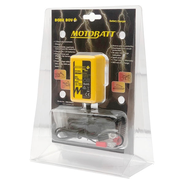 BATTERY CHARGER BABY BOY MOTOBATT