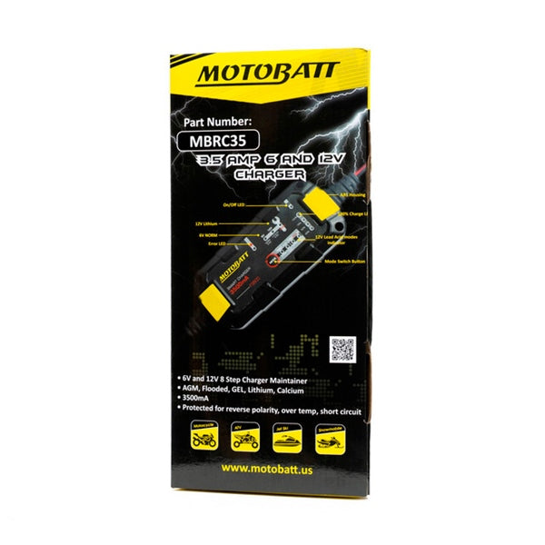 BATTERY CHARGER RC35  MOTOBATT