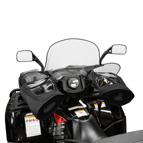 ATV HANDMUFF WITH WINDOW BK (PR)