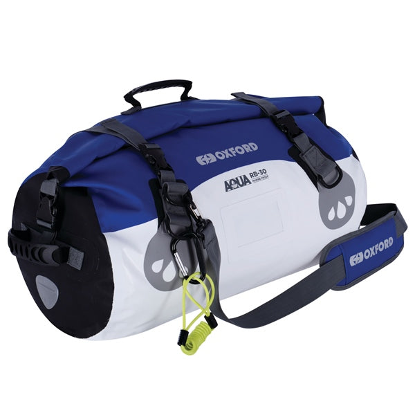 ROLL BAG AQUA T30 WH/BL OXFORD
