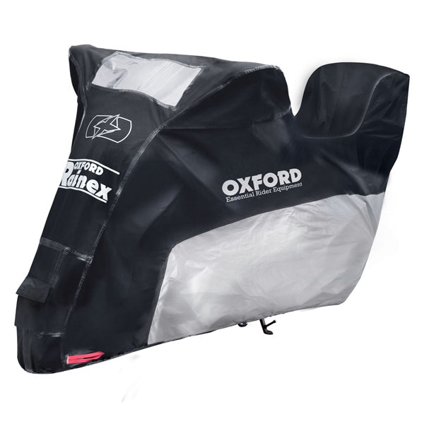 COVER RAINEX MOTO W/TOP BOX M OXFORD