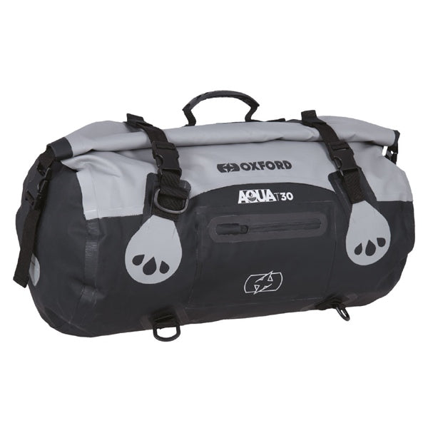 ROLL BAG AQUA T-30 GY/BK OXFORD