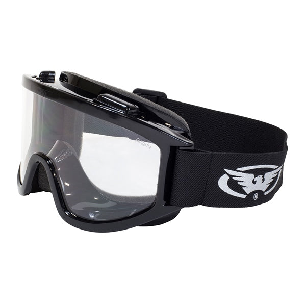 GOGGLE WIND-SHIELD CLR W/POUCH