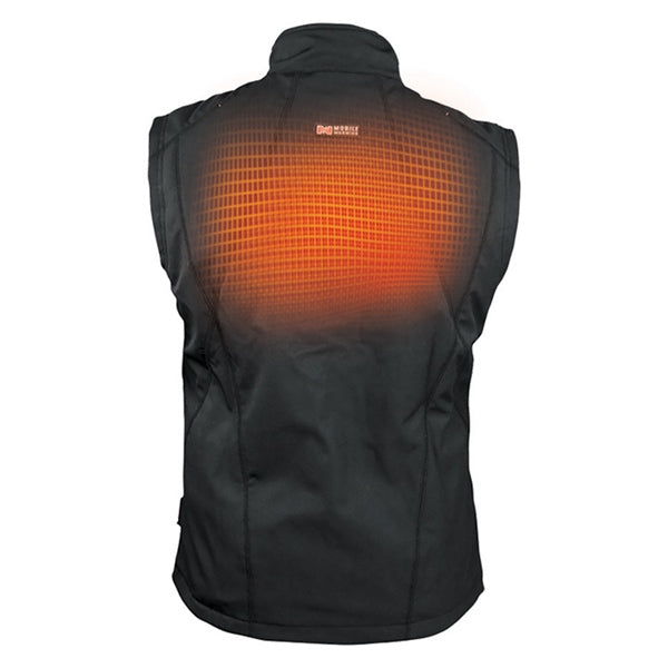 HEATED VEST DUAL POWER MEN BK L