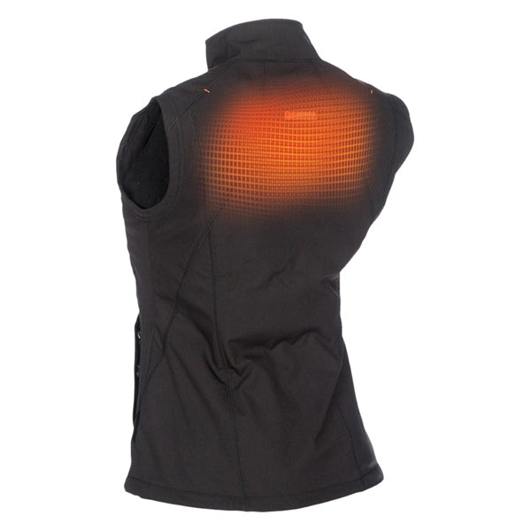 HEATED VEST DUAL POWER WOM BK S