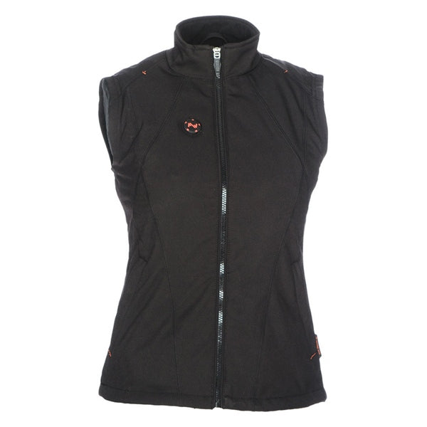 HEATED VEST DUAL POWER WOM BK S