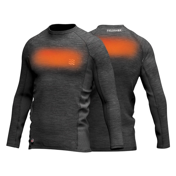 HEATED UNDERWEAR TOP PRIMER MEN BK 2XL
