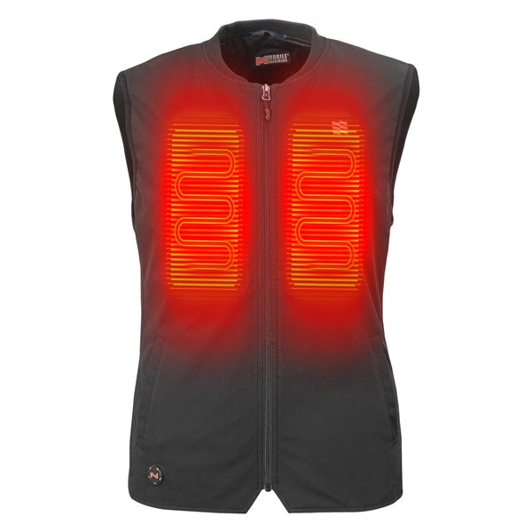 HEATED PEAK VEST UNISEX BK S