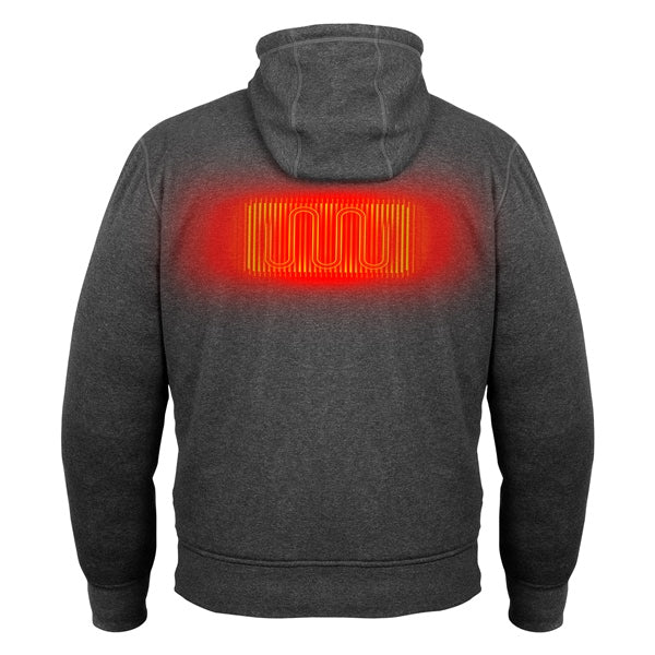 HEATED HOODIE PHASE PLUS MEN DGY 3XL