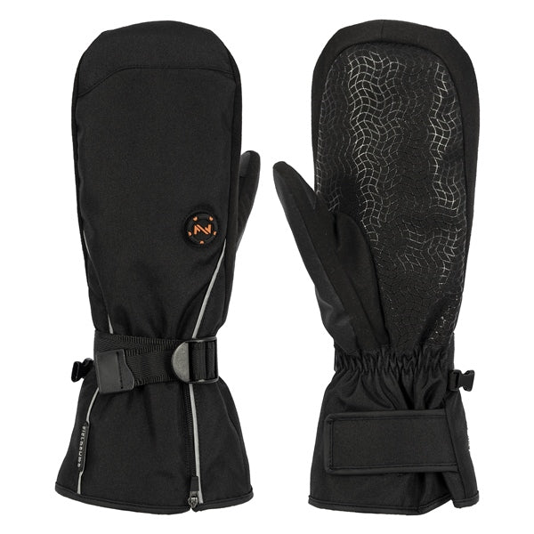 HEATED MITTEN STORM BK L