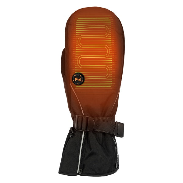 HEATED MITTEN STORM BK L