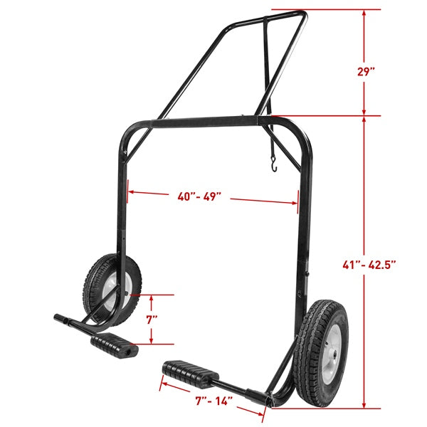 SNWMOB DOLLY PRO SHOP BK HD KIMPEX