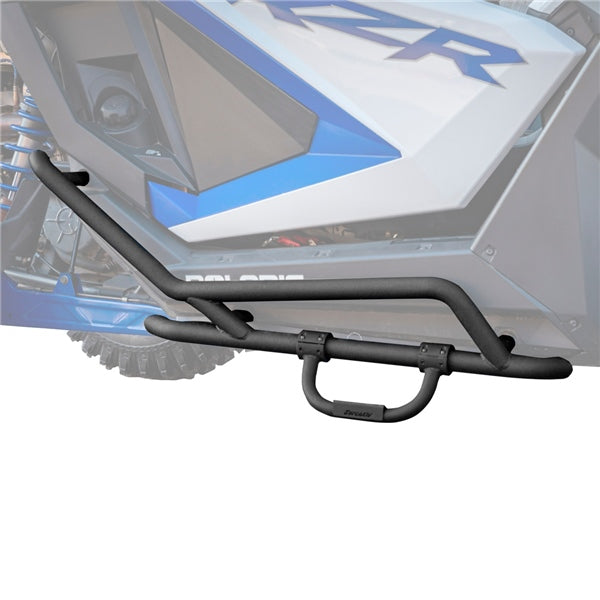 NERF BAR W/STEP POL SUPERATV