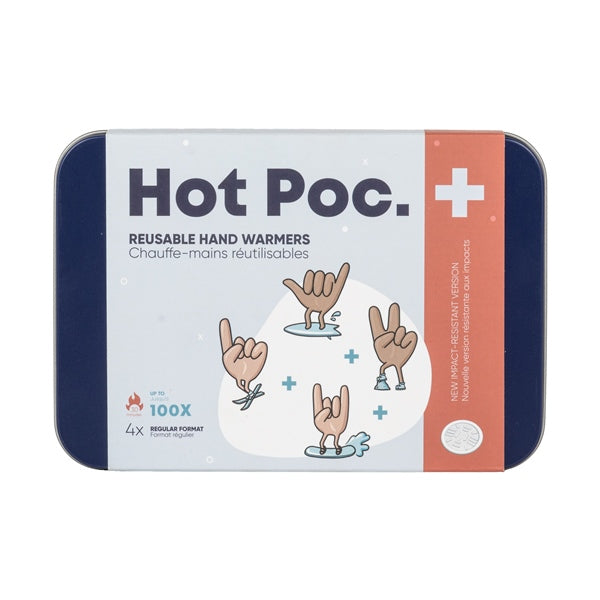 HAND WARMER 4 PCS W/ SILI DISC HOTPOC