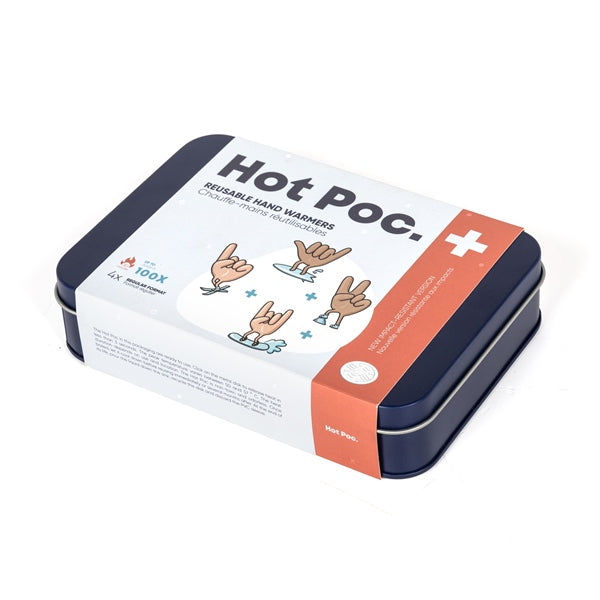 HAND WARMER 4 PCS W/ SILI DISC HOTPOC