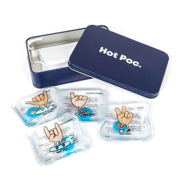 HAND WARMER 4 PCS W/ SILI DISC HOTPOC