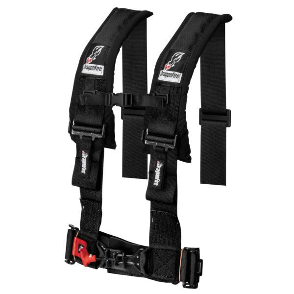 HARNESS 4 PT 3" BK
