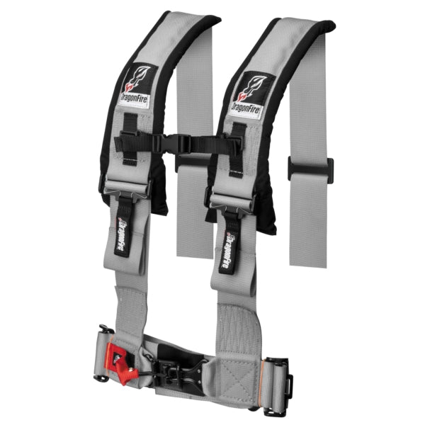 HARNESS 4 PT 3" GY