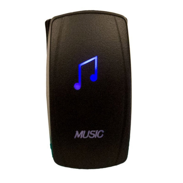 SWITCH ROCKER MUSIC ON/OFF BL
