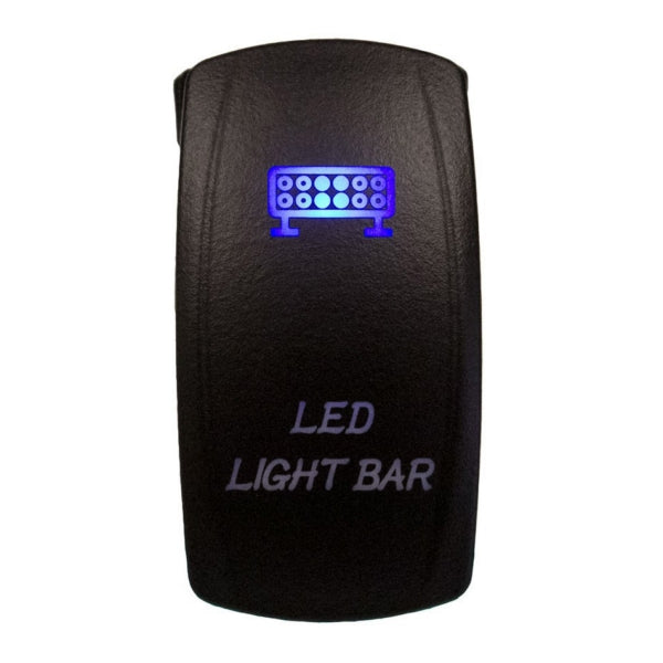 SWITCH ROCKER LED LIGHT ON/OFF BL