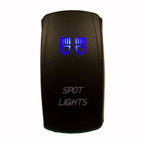 SWITCH ROCKER SPOT LIGHT ON/OFF BL