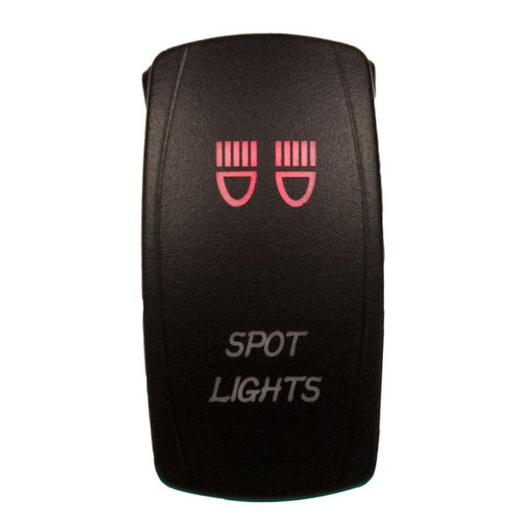 SWITCH ROCKER SPOT LIGHT ON/OFF RD