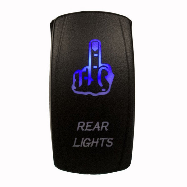 SWITCH ROCKER RR LIGHT ON/OFF BL