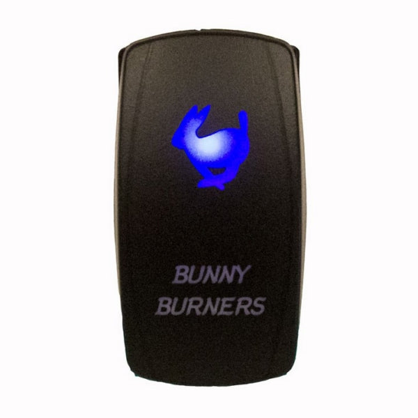 SWITCH ROCKER BUNNY BURNER ON/OFF BL