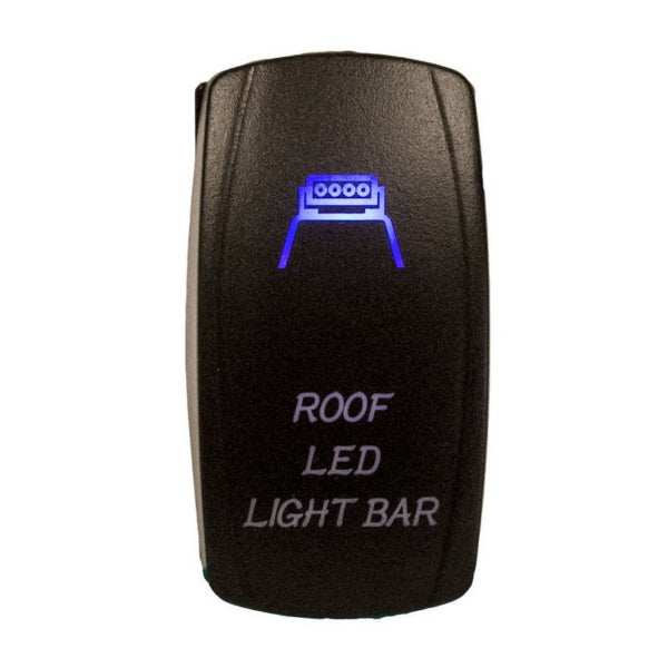 SWITCH ROCKER ROOF LED ON/OFF BL