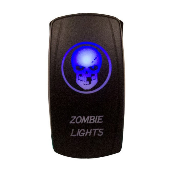 SWITCH ROCKER ZOMBIE LIGHT ON/OFF BL