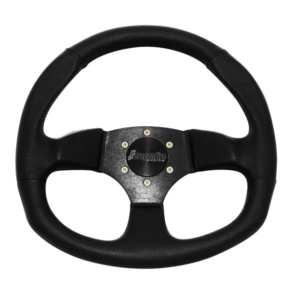 STEERING WHEEL D-SHAPED VINYL