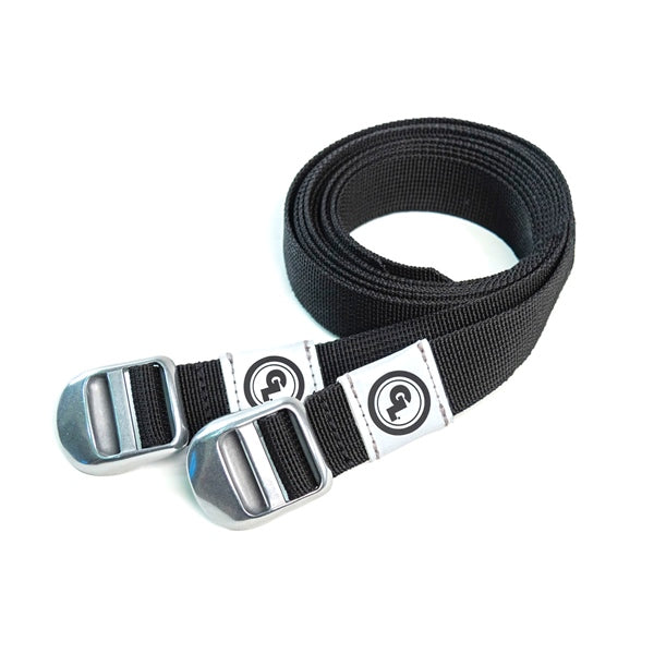 STRAP CINCH 1" BK QTY2