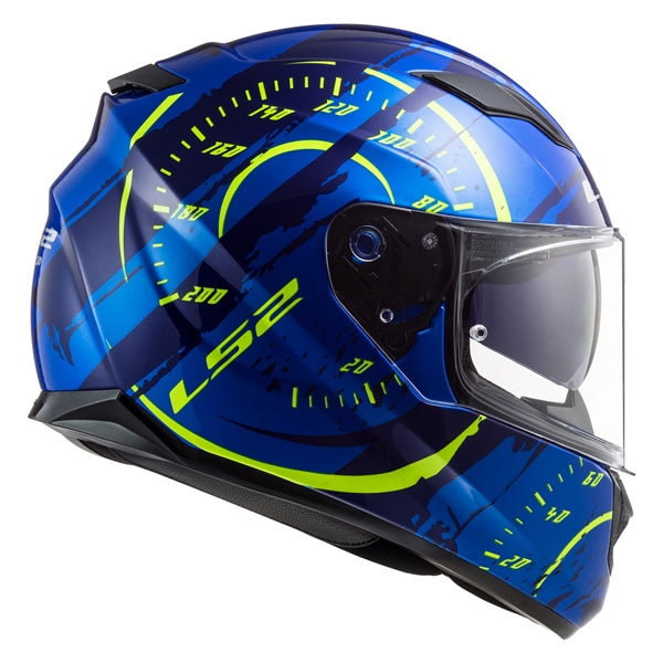 HELM STREAM TACHO W/SV BL/YE L LS2