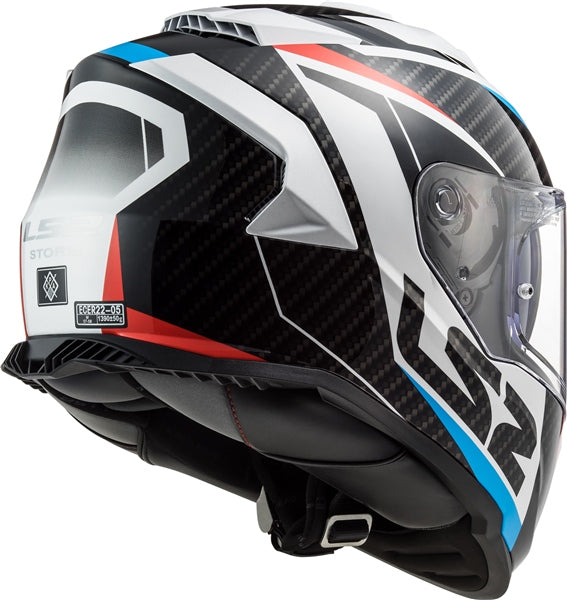 HELM ASSAULT RACER WH/RD/BL 2XL LS2
