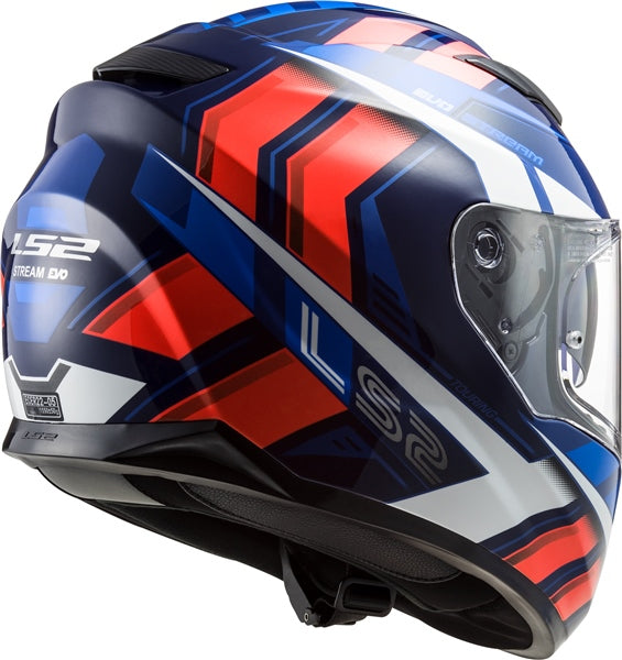 HELM STREAM LOOP BK/RD/WH/BL L LS2
